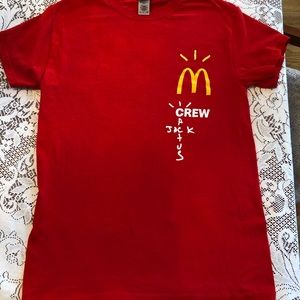 🆕 Travis Scott “Cactus Jack” CREW T-Shirts from McDonald’s